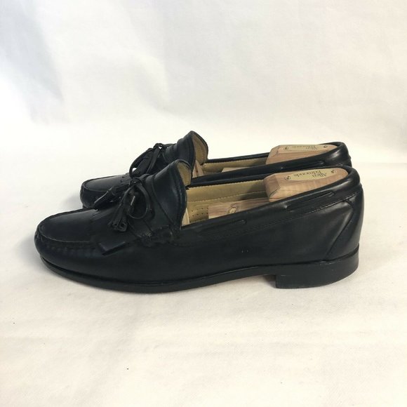 Allen Edmonds Dress Shoes Sz 9.5 D Black Loafers main image 7
